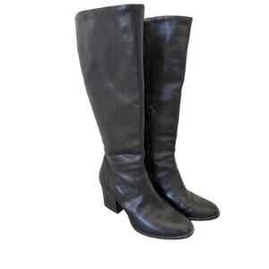 Born Elbe Black Full Grain Leather Boots Size 8.5